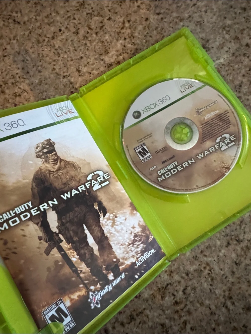 Call of Duty Xbox 360 Game Bundle - Green Cases